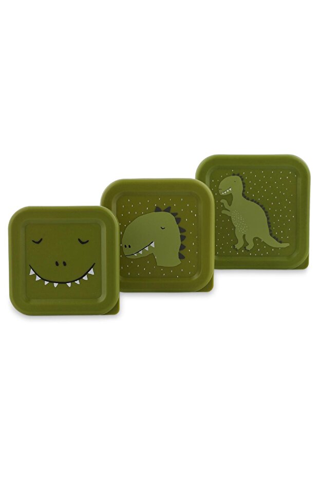 Mr.Dino 3-Piece Snack Container
