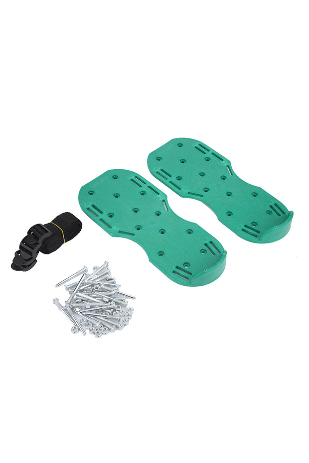 green Grass Nail Shoes Garden Yard Lawn Aerator Shoes Grassplot Aerating Soil Spike Sandals