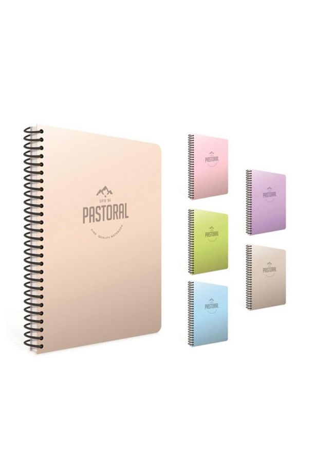 Pastoral Spiralli PP Kapak Defter A4 Düz 3246 - 2