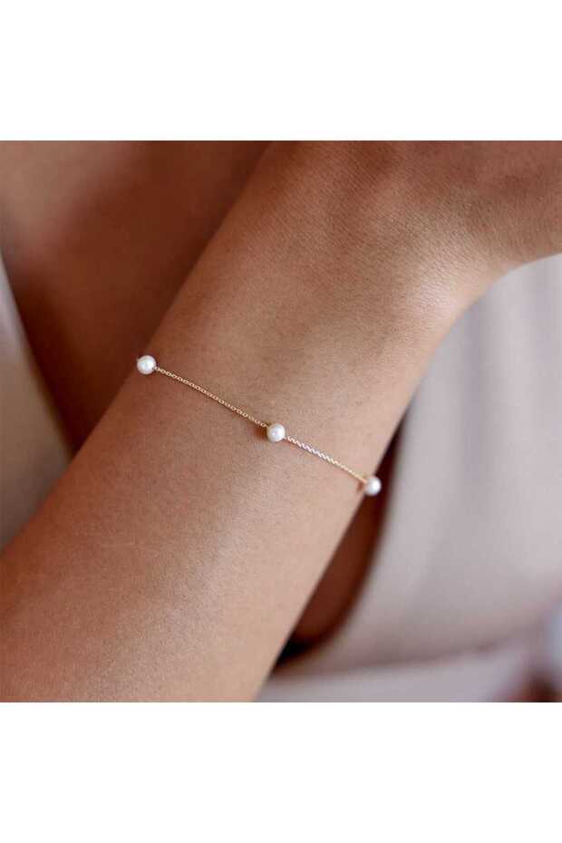 Sıralı İnci Bileklik - 1