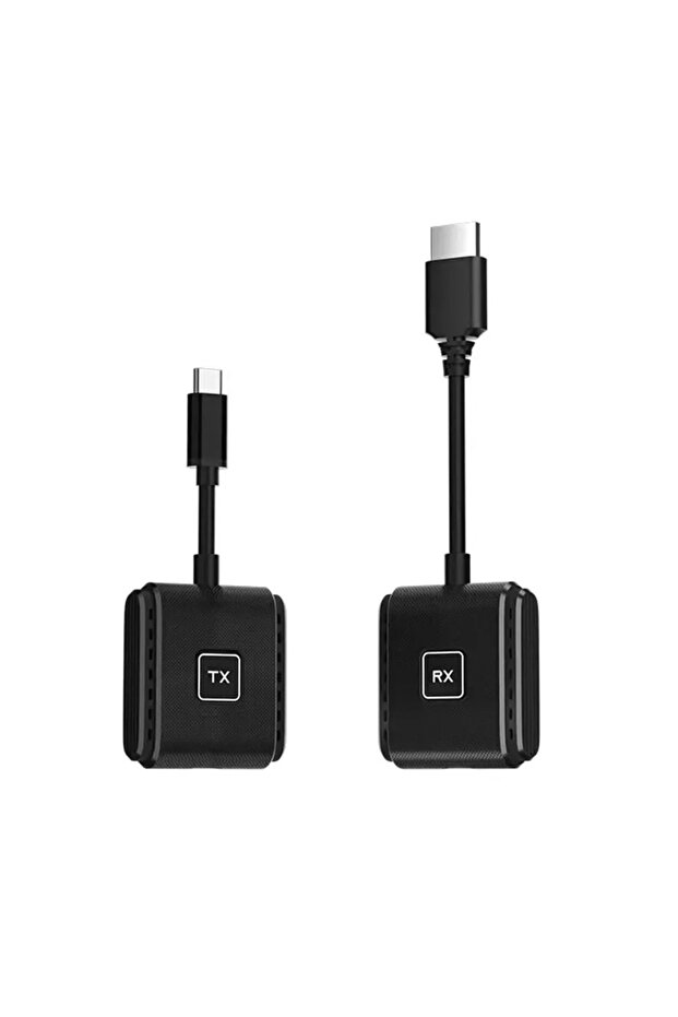 Kablosuz Görüntü Aktarıcı S1 Type-C - 1080P 60Hz, USB-C TX-RX, Tak Çalıştır, TV-PC Bağlantı Kiti - 1