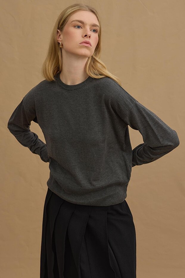 İnce Viscone Basic Kazak Antrasit - 5