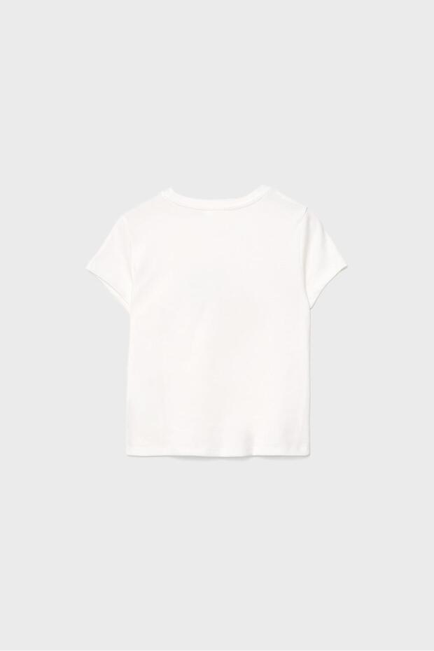 Baskılı Fitted Tişört - 7