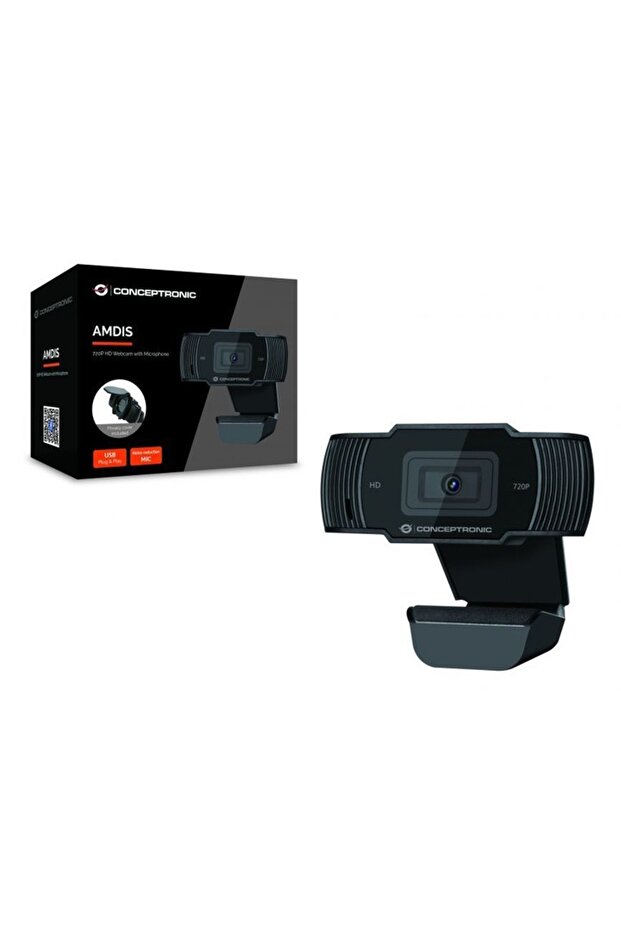 Cameră web USB HD Neagră - 3