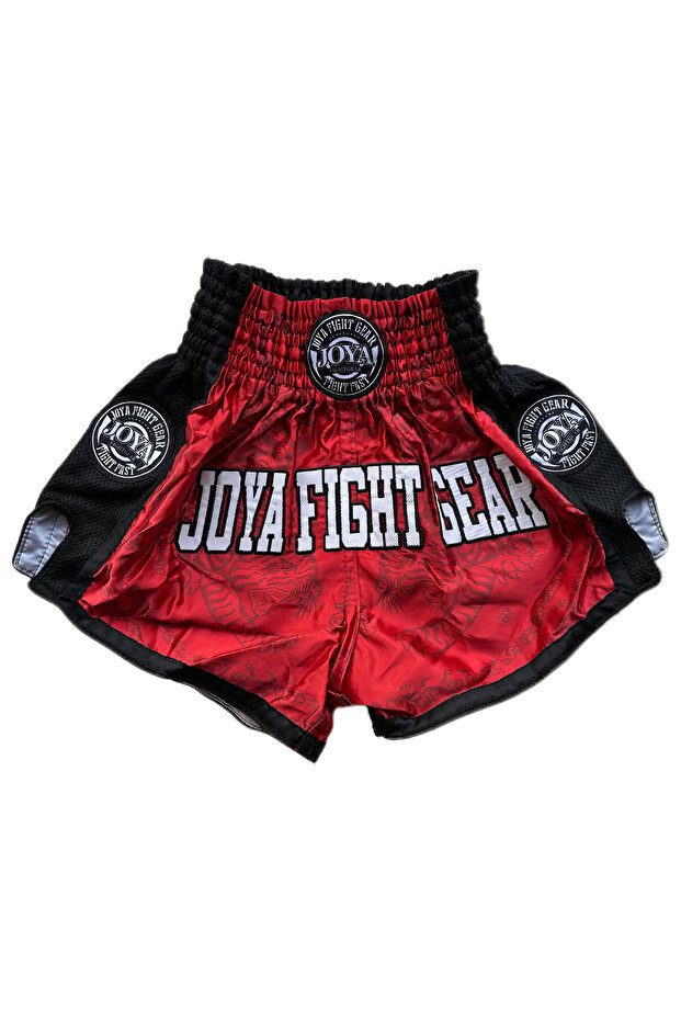 Kick Boks Muay Thai Şortu Kırmızı - 1