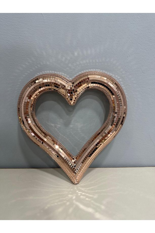 20 CM KALP DİSKO TOPU ROSE - 3