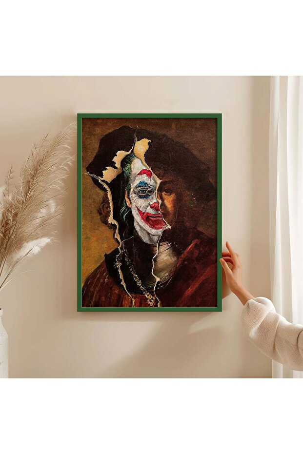 Wooden Frame Painting Framed Poster Art Wall Decor Tk/1485