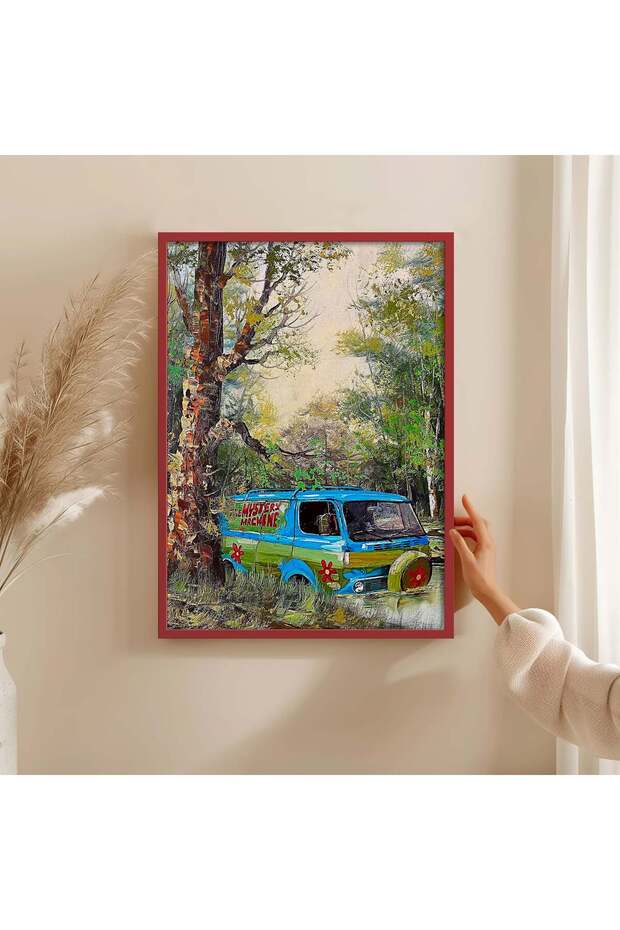 Wooden Frame Painting Framed Poster Art Wall Decor Tk/1484