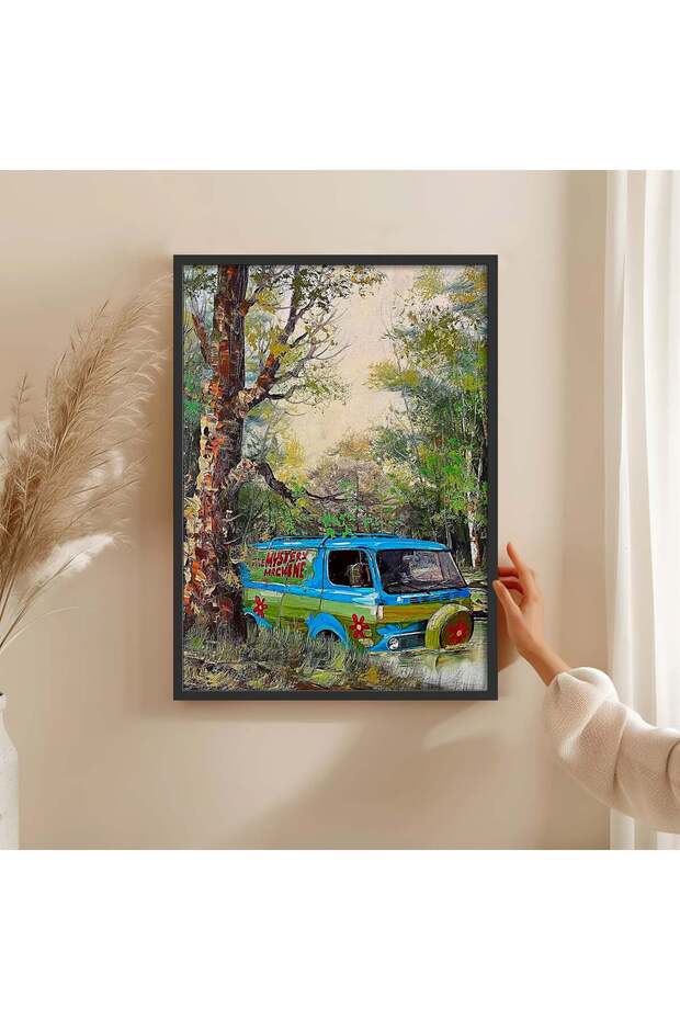 Wooden Frame Painting Framed Poster Art Wall Decor Tk/1484
