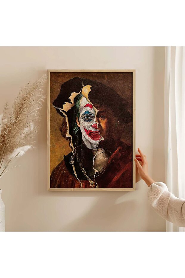 Wooden Frame Painting Framed Poster Art Wall Decor Tk/1485