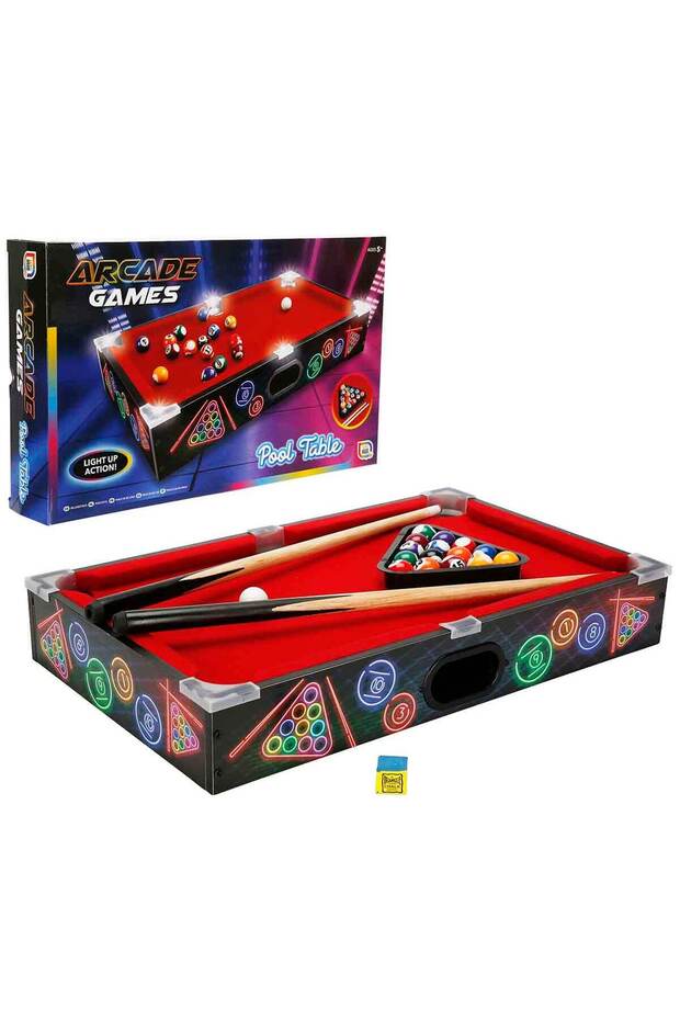 LED Işıklı Masaüstü Bilardo - 1