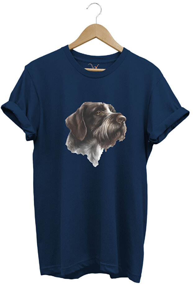 Hunting Hunting Drahthaar Draktar Hunting Dog Printed 100% Cotton Regular Fit Unisex T-Shirt