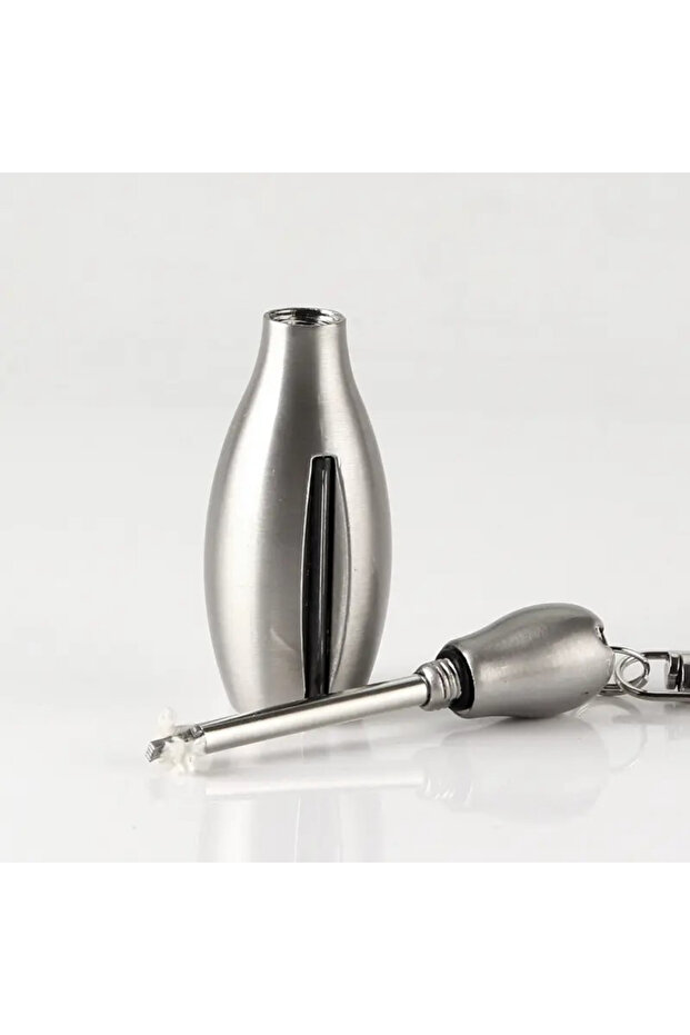 Refillable match, silver - 2