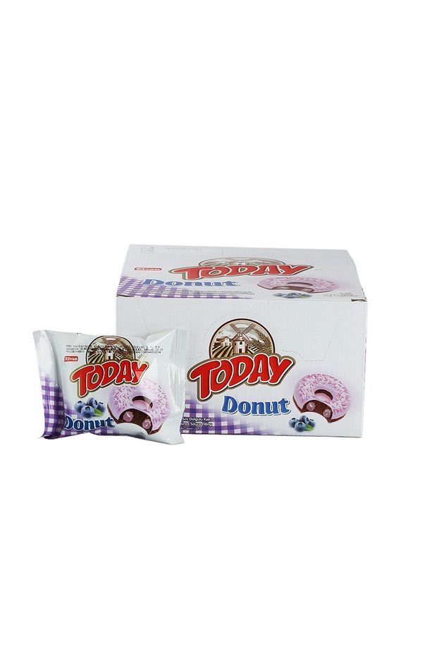 Today Donut Kek Yabanmersinli 35gr. 24 Adet (1 Kutu) - 5