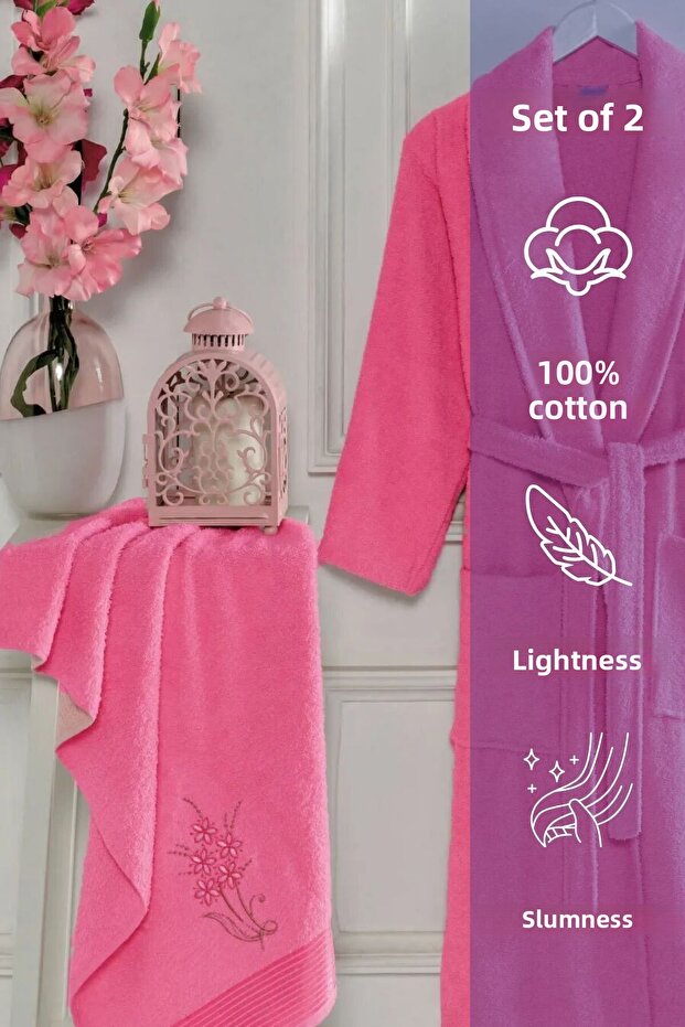 Towel Bathrobe - Set of 2 - 3