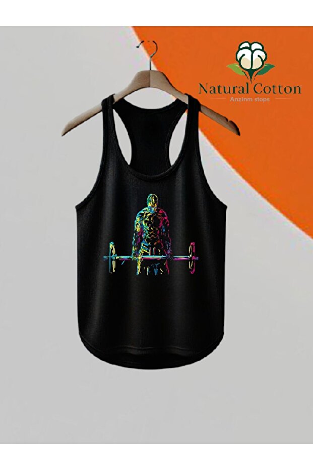 Fitness Gym Tank Top Sportsman Tank Top with Thin Straps (Halter)