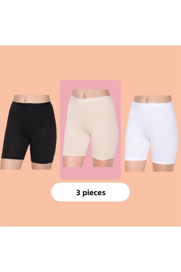 Yildiz Boxer Short Tights Women's over the Knee Tights Bamboo Boxer Tights Extra Flexible Non-Slip Sanfor