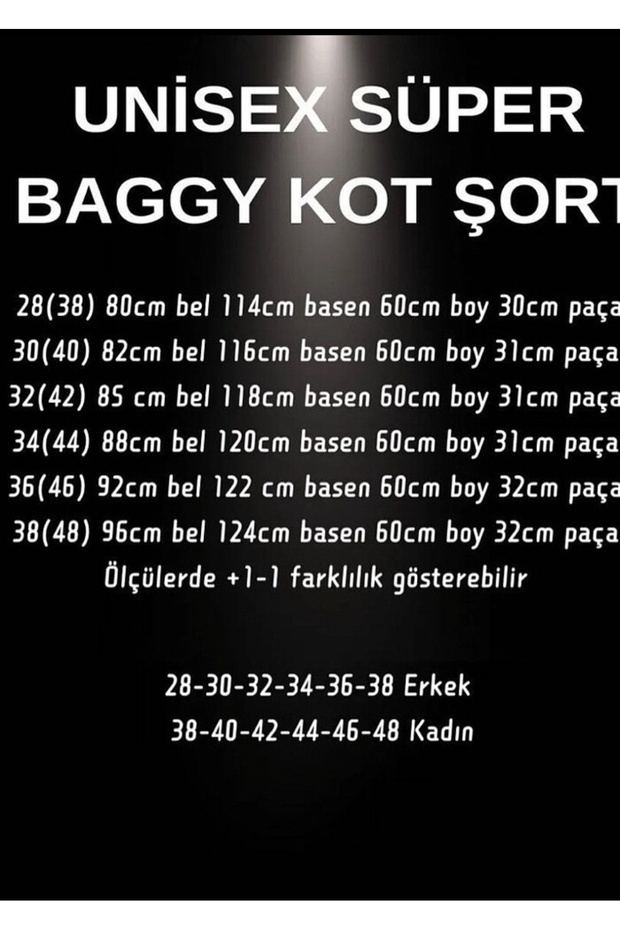 YIKAMALI UNİSEX BAGGY JORT'S - 5