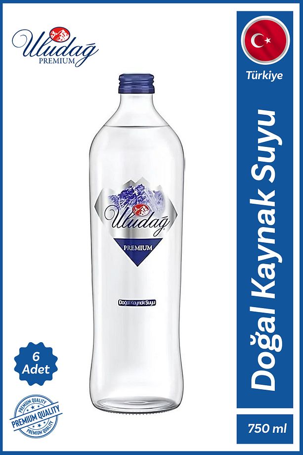 Su Cam Şişe 750 Ml X 6 Adet - 1