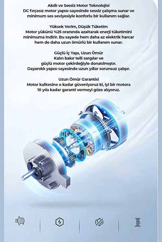 Işıklı Drone Tavan Vantilatörü - 9