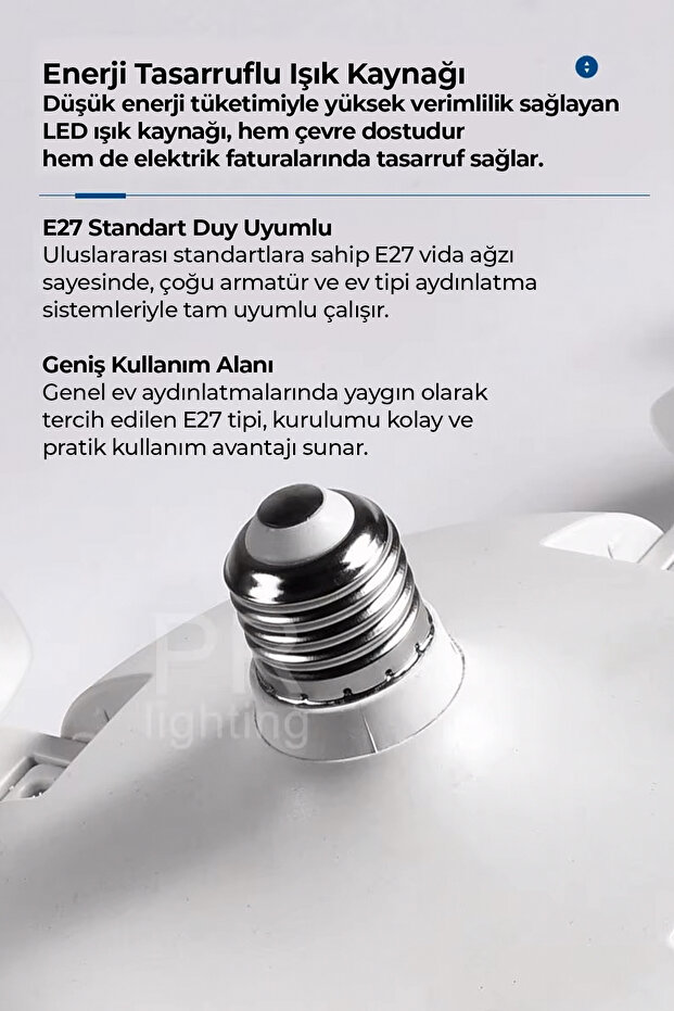 Işıklı Drone Tavan Vantilatörü - 6