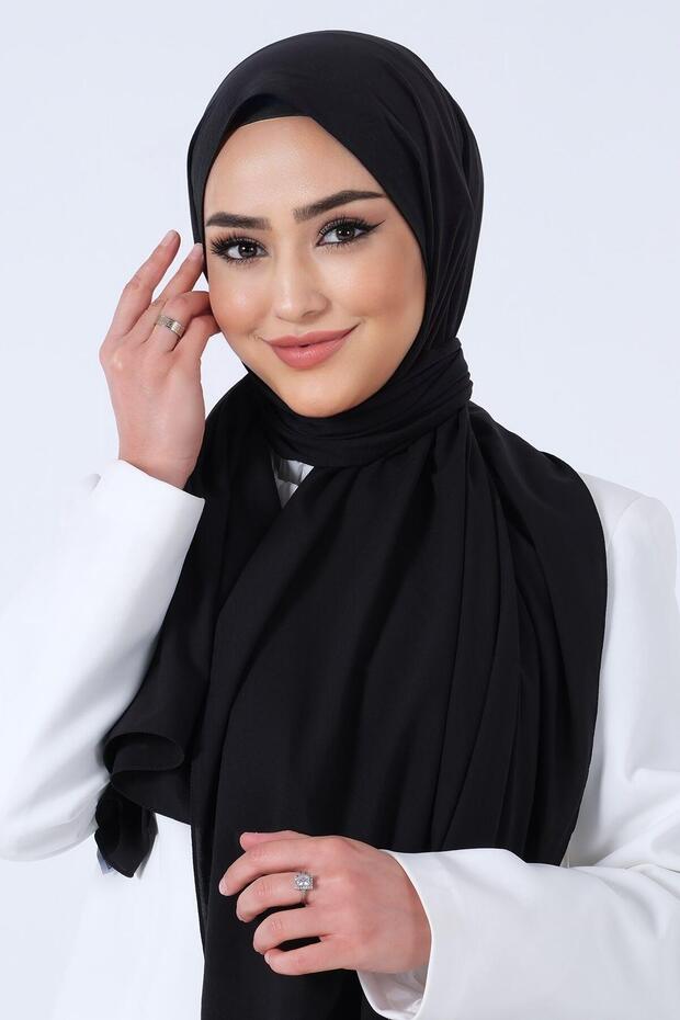 Asya Şal - Siyah - 2