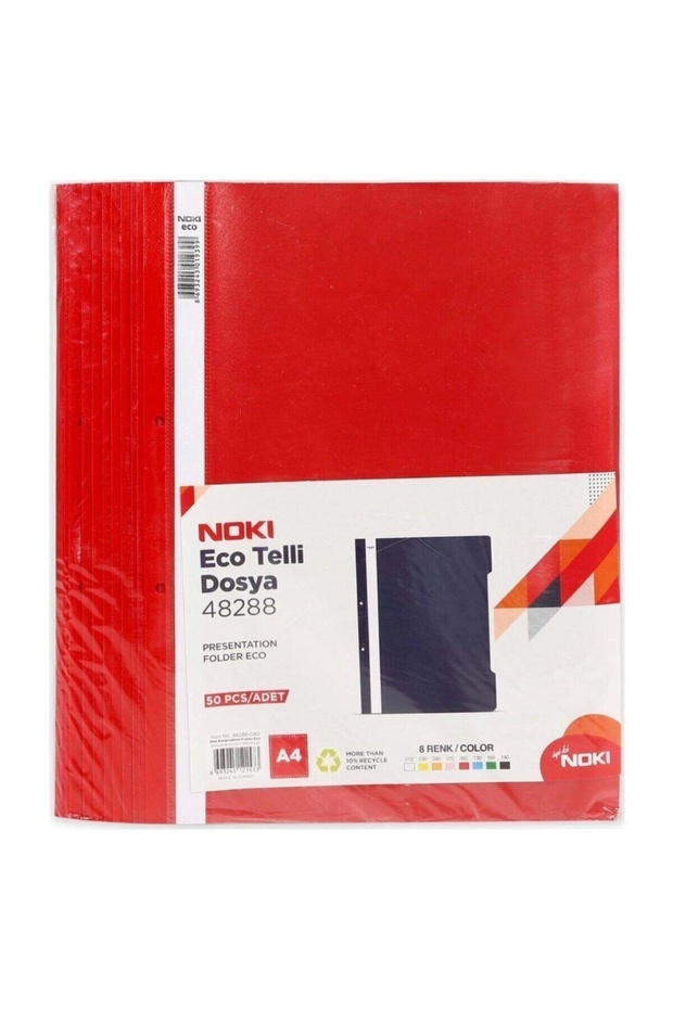 Telli Dosya Eco 50'li Kırmızı - 1