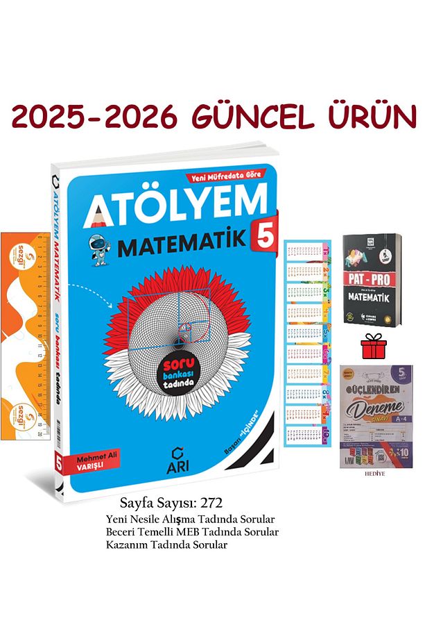 5. Sınıf Matemito Matematik Atölyem Dijit.yaz.eki Ve Pat-pro Matematik S.b Deneme - 1