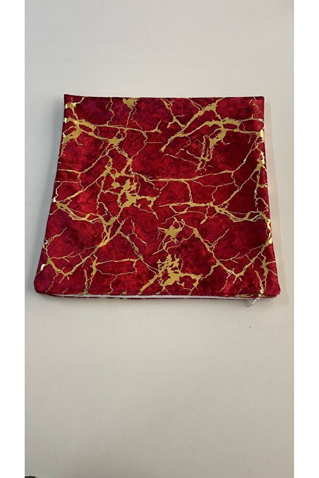 Italian Velvet Pordo Throw Pillow Cover Gold Leaf Gilded Woven Decorative Cushion Pillow Case