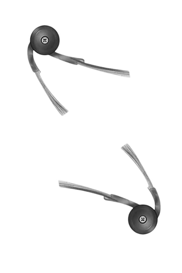 2Pcs Side Brush Replacement Parts Set for Roborock Qrevo Curv Robot Vacuum Cleaner Compatible
