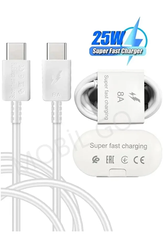 Samsung Hızlı Şarj Kablosu S22 Ultra S22 Plus S22 S22fe Çift Taraf Typce-c - 1
