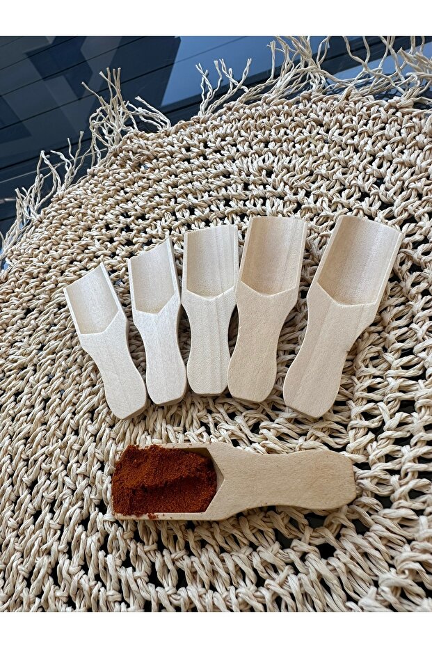 Bambu Kürek Ölçü Kaşığı 6'lı - 3