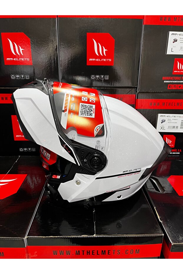 Helmets Atom 2 Sv Solid Çene Açılır Kask - 1