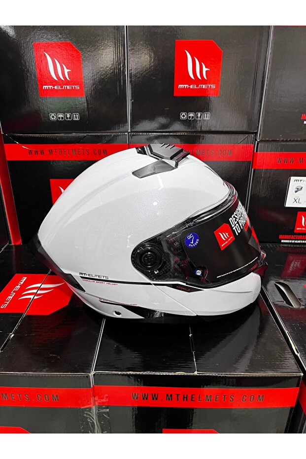 Helmets Atom 2 Sv Solid Çene Açılır Kask - 7