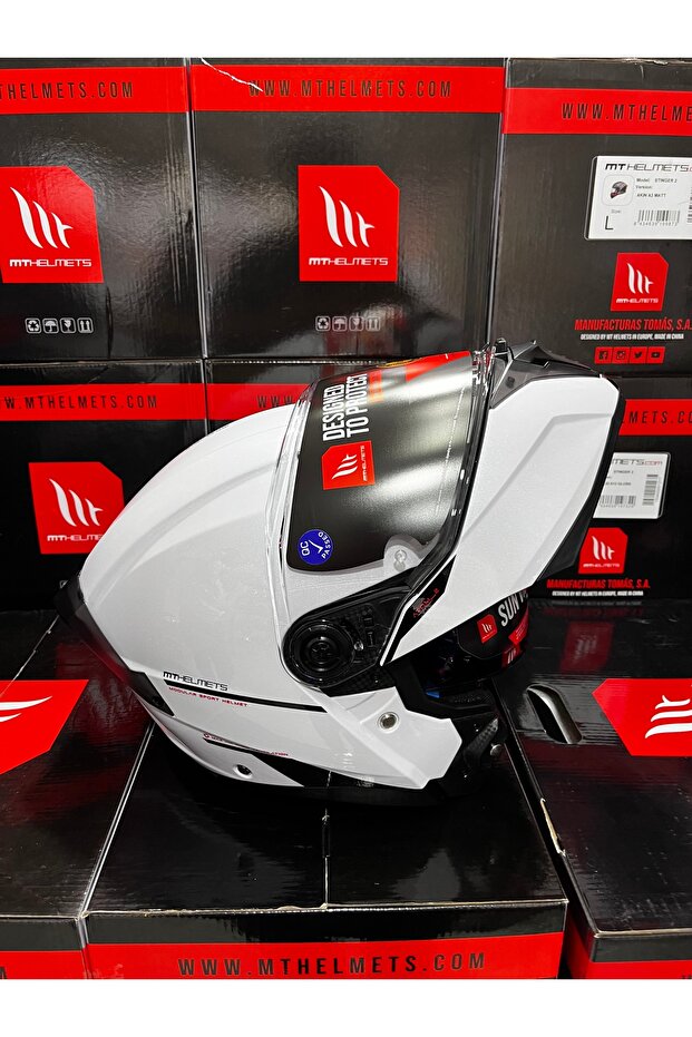 Helmets Atom 2 Sv Solid Çene Açılır Kask - 2