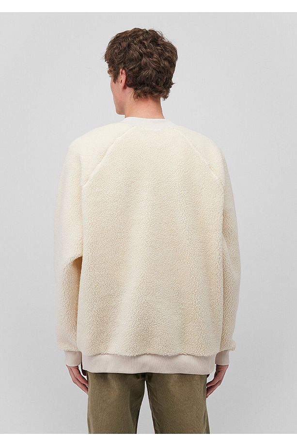 Ekru Sherpa Sweatshirt 0S10260-70057 - 4