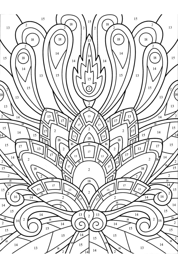 Sayılarla Mandala - 4