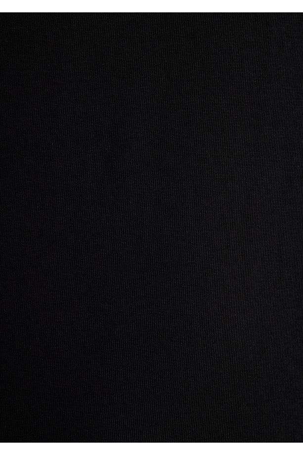 Siyah Basic Tişört Slim Fit / Dar Kesim 065574-900 - 7