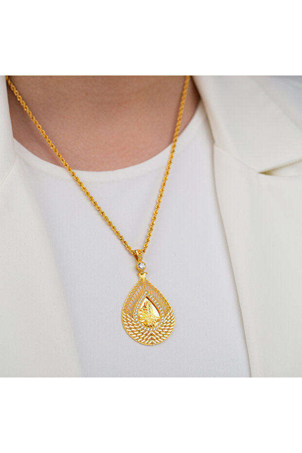 Damla Tuğralı Kolye Ucu - 1