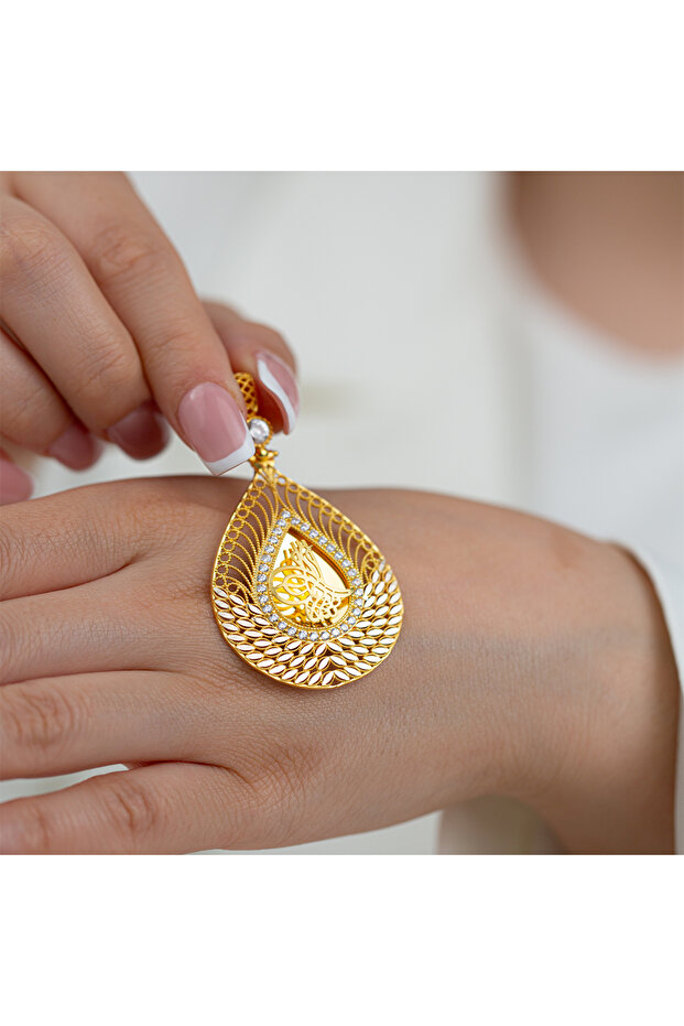 Damla Tuğralı Kolye Ucu - 3