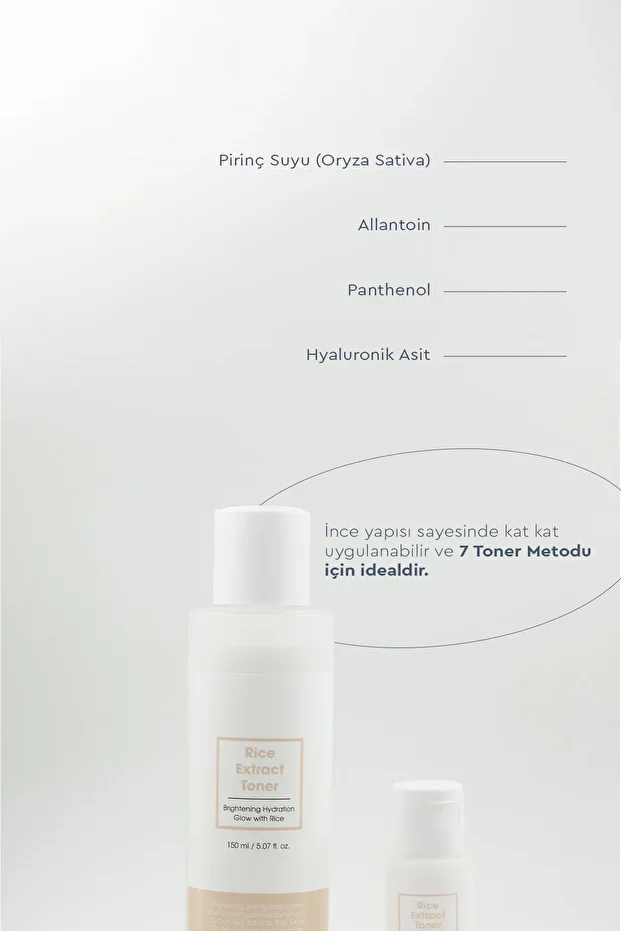 Rice Extract Toner 150ml Pirinç Özlü Tonik - 2