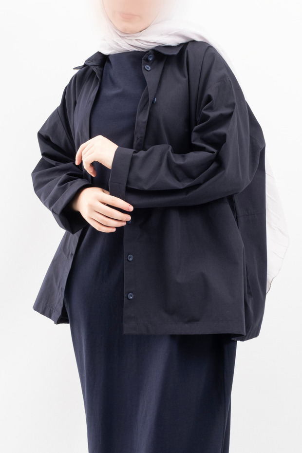 Oversize Kadın Gömlek - 4