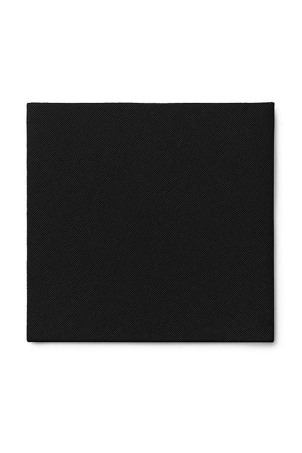 Kumaş Dokulu Siyah Bar Peçetesi 20x20 1/4 Katlama 50 Adet - 3