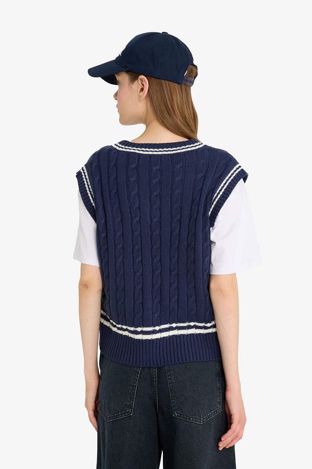 Coool Regular Fit V Yaka Süveter D4686AX25WN - 7