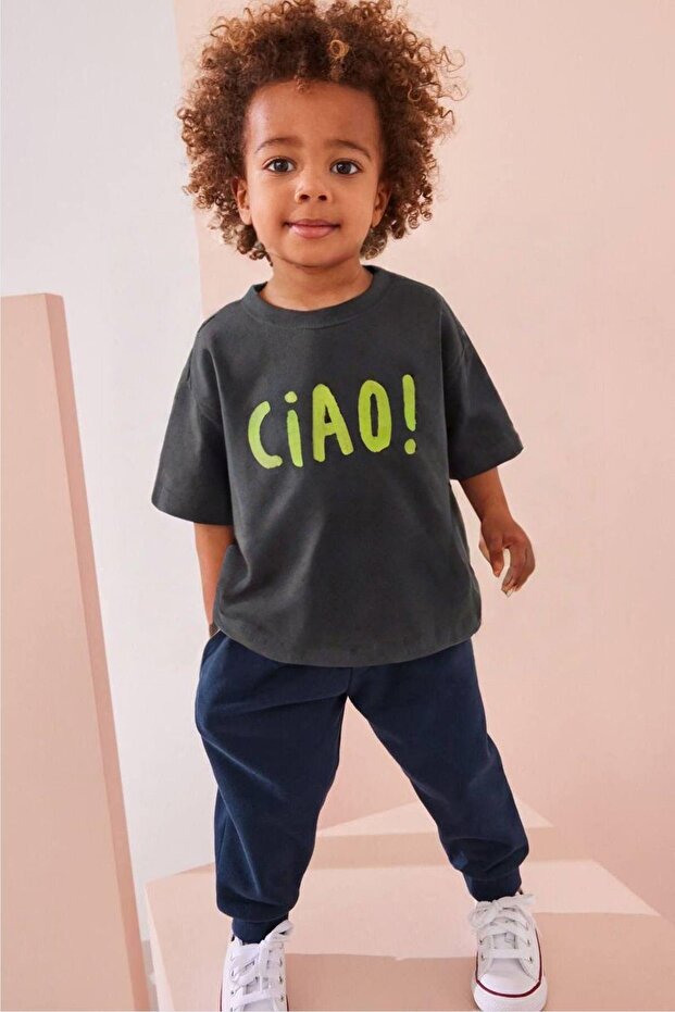 Unisex Cotton Crew Neck Printed T-Shirt