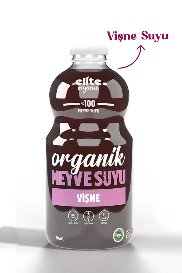 Organik Smoothie Vişne Suyu 3 Adet 3 X 946ml - 2
