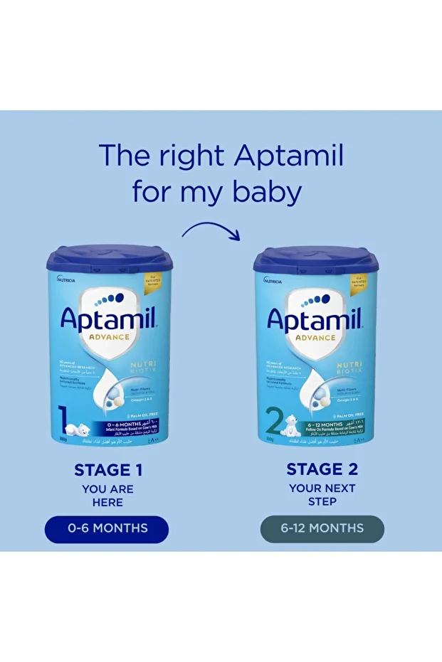 Advance 1 Infant Formula Milk From 0-6 Months, Easy To Use Pack, 800g - 4