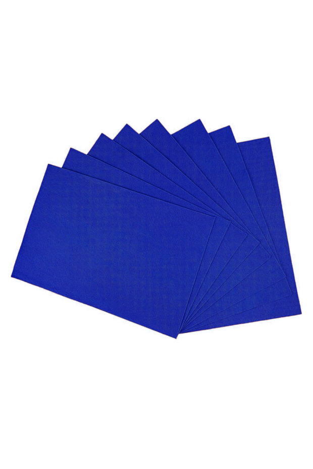 50X70 Felt Sheet Navy Blue 10 Pack