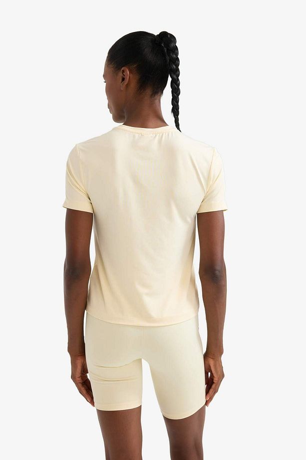 DeFactoFit Standart Fit Bisiklet Yaka Sporcu Kısa Kollu Tişört D2296AX25SP - 5