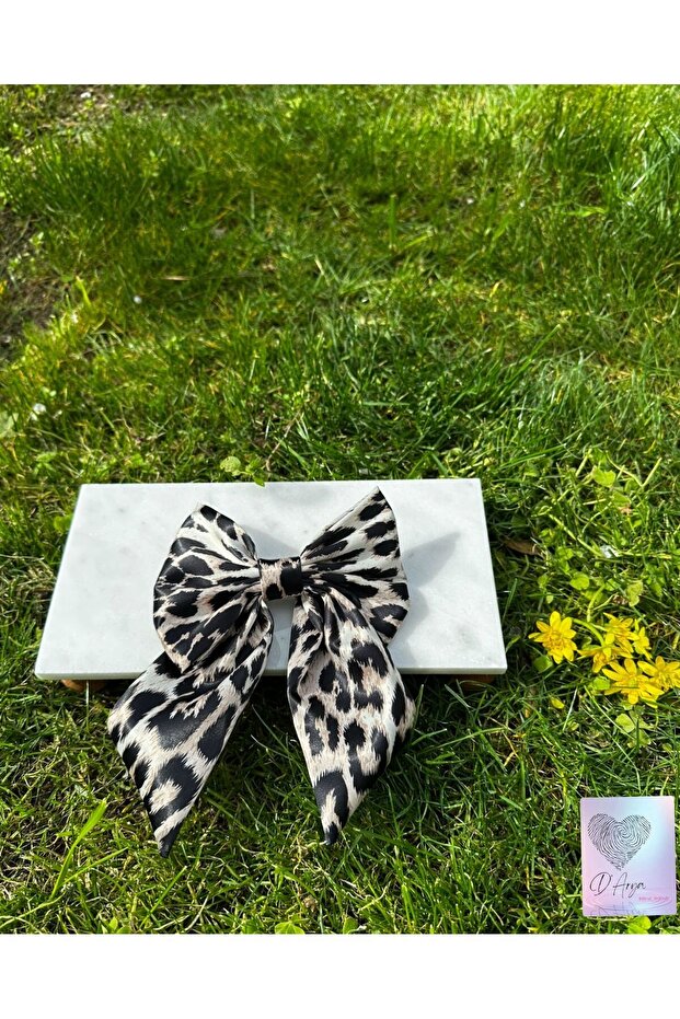 Dd126 Leopard Patterned Bow Buckle - 3